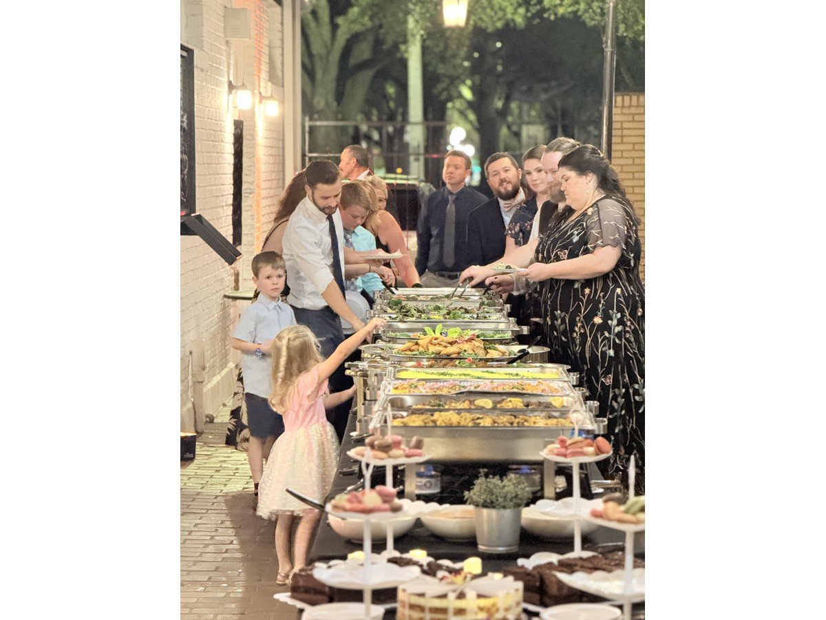 Wedding catering buffet by Petra in Tampa FL