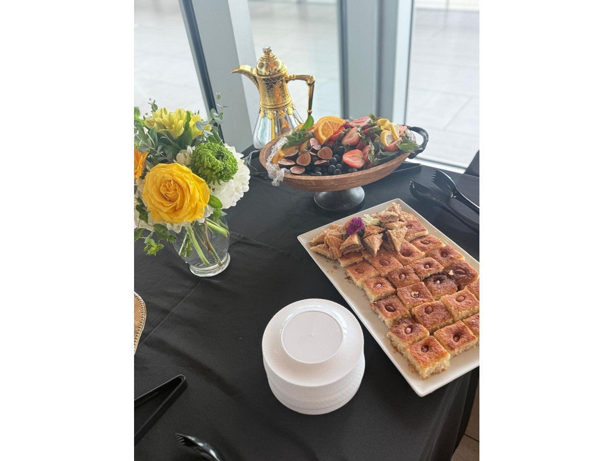 Guests served at a Tampa iftar catered by Petra