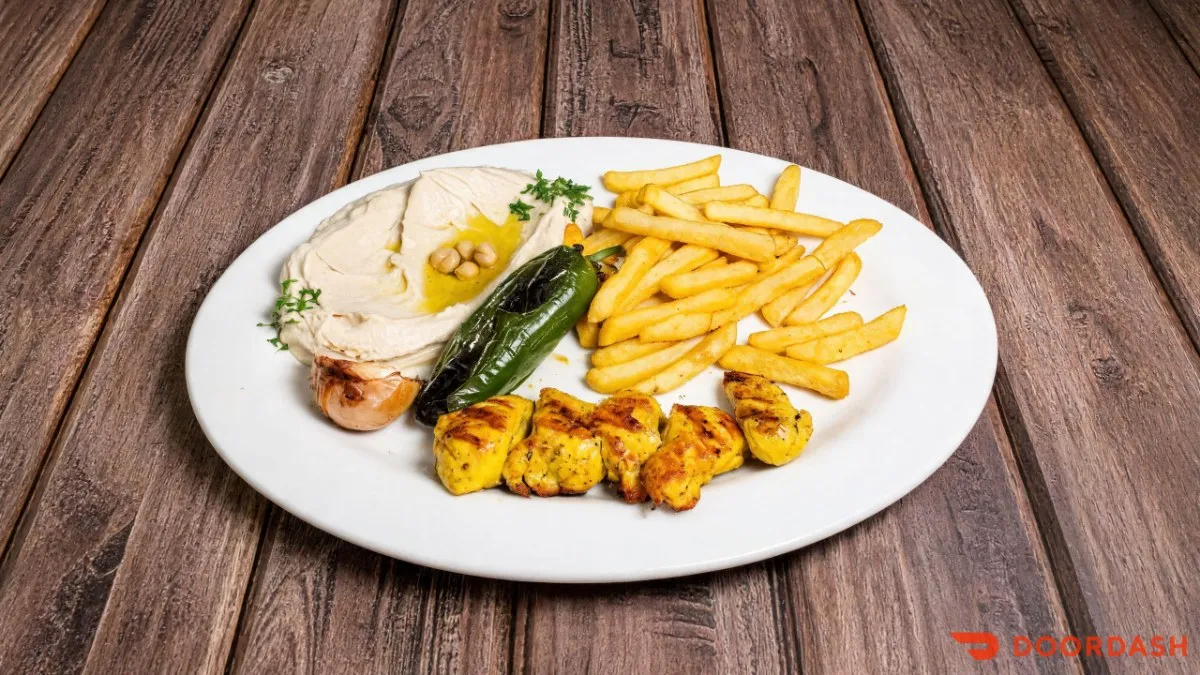 Grilled chicken kebab